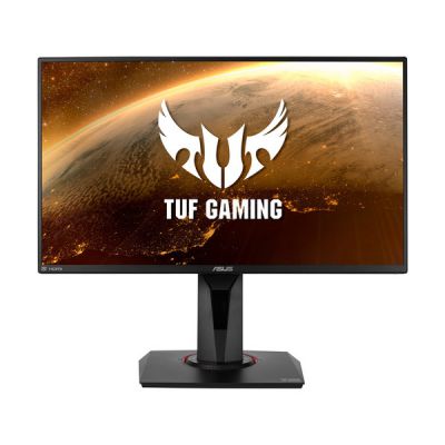 image ASUS TUF Gaming VG259QR - Ecran PC gaming 24,5" FHD - Dalle IPS - 1ms - 165Hz - 1920x1080 - 300cd/m² - 1x DP & 2x HDMI - ELMB - Nvidia G-Sync - Haut-parleurs - Shadow Boost, Noir