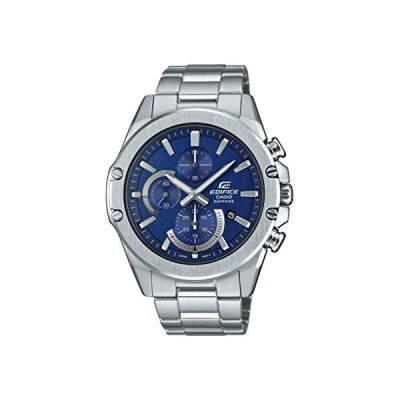 image Casio Hommes Chronographe Quartz Montre avec Bracelet en Acier Inoxydable EFR-S567D-2AVUEF