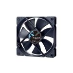 image produit Fractal Design Dynamic X2 GP-12 Computer Fan - Silent Fan - High Airflow – 120x120x25 mm – 1200RPM – FDB-Bearings – Trip Wire - Aerodynamically shaped struts – 12v - Black Edition (Single) - livrable en France