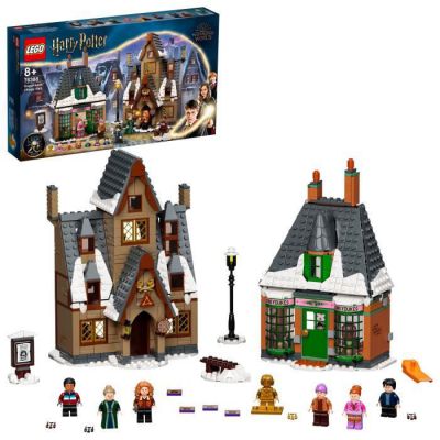 image LEGO 76388 Harry Potter Visite du Village de Pré-au-Lard, Kit de Construction 20ème Anniversaire, Jouet avec Minifigurines de Collection, Idée Cadeau