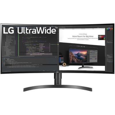 image LG UltraWide 34WN80C-B Moniteur ultra large incurvé 34" - dalle IPS format 21:9 résolution UWQHD (3440x1440), 5ms GtG 60Hz, HDR 10, sRGB 99%, inclinable, réglable en hauteur, USB-C (60W)