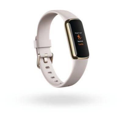 image Bracelet d'activité connecté Fitbit Luxe or blanc 