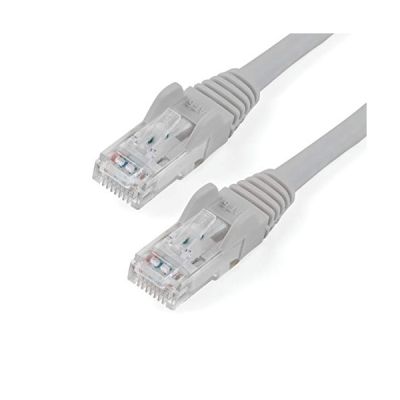 image StarTech.com Câble Ethernet CAT6 1,5 m Gris - Cordon RJ45 Anti-Accroc Gigabit CAT 6 - Câble Réseau Internet LAN UL/TIA 100 W PoE UTP 650 MHz - Câble Informatique Catégorie 6 (N6PATC150CMGR)