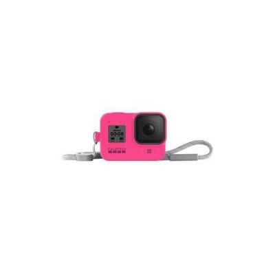 image Electric Pink Housse et Cordon pour HERO8 Black (Accessoire Officiel GoPro) Rose