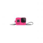 image produit Electric Pink Housse et Cordon pour HERO8 Black (Accessoire Officiel GoPro) Rose