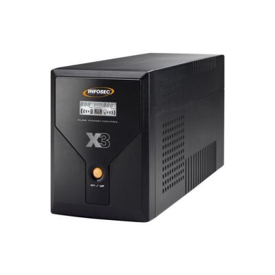 image Infosec X3 EX Onduleur 2000 VA 4 Prises Schuko-FR RJ11-45 LCD USB Noir