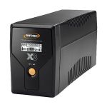image produit Infosec X3 EX Onduleur 800 VA 2 Prises Schuko-FR RJ11-45 LCD USB Noir