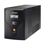 image produit Infosec X3 EX Onduleur 1600 VA 4 Prises Schuko-FR RJ11-45 LCD USB Noir