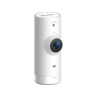 D-Link DCS-8000LHV2 Caméra mydlink Mini HD Wi-FI - 1280x720 - H.264 - Microphone intégré - Filtre ICR - LEDs Infrarouge 5m - Support Google Assistant/Alexa/IFTTT