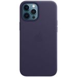 image produit Apple Coque en Cuir avec MagSafe (pour iPhone 12 Pro Max) - Violet Profond