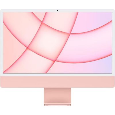 image Apple iMac 24" Rose 2021 (Puce Apple M1 - RAM 8Go - SSD 256Go - GPU 8 coeurs)