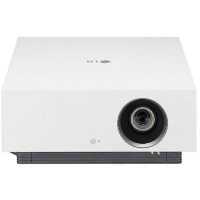 image LG CineBeam Vidéoprojecteur Laser HU810PW Home Cinema 2700 Lumen, 4K UHD 2160p, Projection Entre 40"~300", LG Smart webOS 5.0, Bluetooth Audio, AirPlay 2, Haut-parleurs intégrés (2x5W)