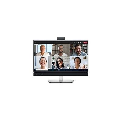 Dell C2422HE 24'' Full HD (1920x1080), 60 Hz, IPS, 5 ms, haut-parleurs intégrés, caméra 5 MP, micro, 2 x USB-C, 2 x DisplayPort, HDMI, 4 x USB, RJ45, Garantie 3 ans