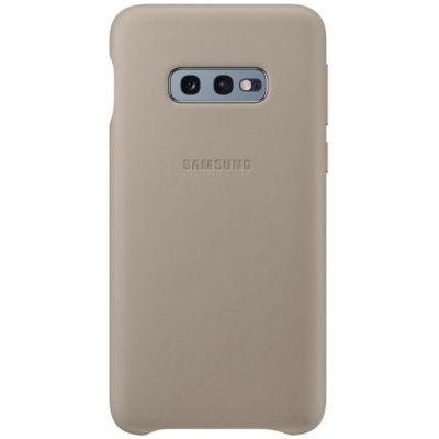 image Samsung Coque en cuir pour Galaxy S10e - Gris
