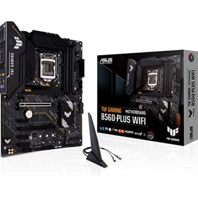 ASUS PRIME B560M-A Carte mère Intel B560 LGA 1200 mATX (PCIe 4.0, 2xM.2, 8 phases d’alimentation, Ethernet Intel 1 Gb, DisplayPort, double HDMI, USB 3.2 Gen 2 Type-C, slot V-M.2 Key E, Aura Sync)