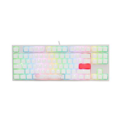 image Ducky Channel One 2 TKL RGB Blanc (Cherry MX RGB Black) (AZERTY)