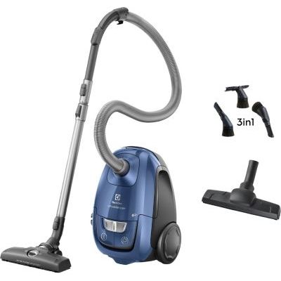 image Electrolux Aspirateur UltraSilencer EUSC66-SB avec Sac S-bag – Capacité 3,5L – Bleu Acier