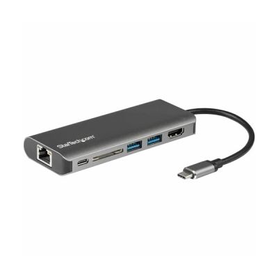 StarTech Dock voyage USB-C 6-en-1, HDMI 4K, 60W PD, SD/SDHC, GbE, USB-A