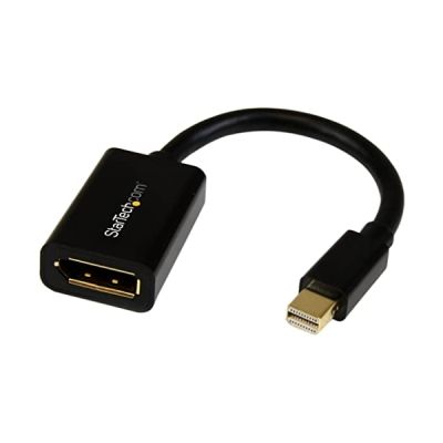 StarTech Câble adaptateur Mini DisplayPort vers DisplayPort de 15 cm - M/F (MDP2DPMF6IN)