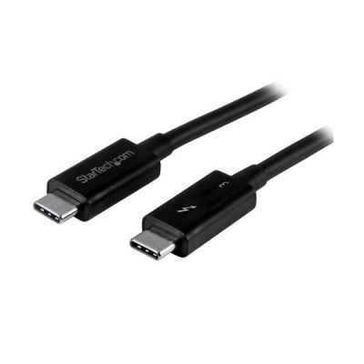 image StarTech.com Câble Thunderbolt 3 (40 Gb/s) USB-C de 50 cm - Compatible Thunderbolt, USB et DisplayPort - M/M (TBLT34MM50CM)