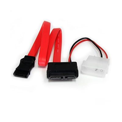 StarTech.com Câble adaptateur 30 cm Slimline SATA vers SATA avec alimentation LP4 (SLSATAF12)