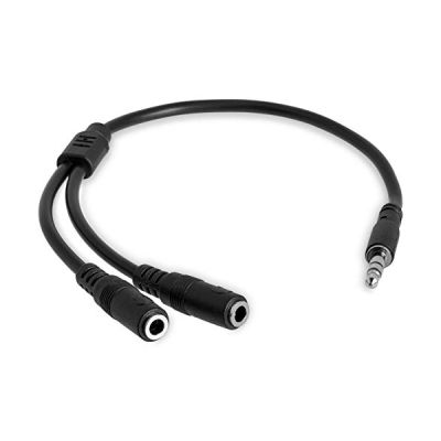 StarTech.com Câble répartiteur stéréo Slim - Mâle 3,5 mm vers 2 femelles 3,5 mm