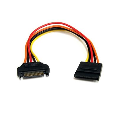 StarTech.com Câble d'extension d'alimentation SATA 15 broches 20 cm (SATAPOWEXT8)