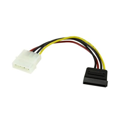 image StarTech.com Câble adaptateur d'alimentation LP4 vers SATA de 15 cm - Convertisseur LP4 mâle vers SATA Power femelle (SATAPOWADAP)