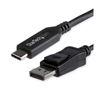 StarTech Câble Adaptateur USB-C vers DisplayPort de 1 m - 8K à 30 Hz - Compatible Thunderbolt 3 - HBR3 (CDP2DP141MB)