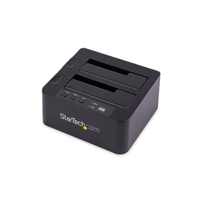 image StarTech.com Duplicateur de Disques Durs Autonome, Cloneur/Copieur de HDD/SSD à 2 Baies, Station d'Accueil pour HDD/SSD USB 3.1 (10Gbps) vers SATA III, Docking Station pour Duplicator (SDOCK2U313R)