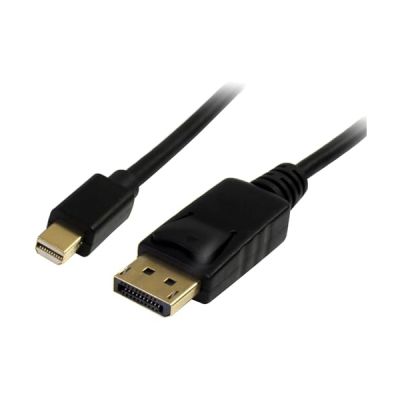image StarTech.com Câble Mini DisplayPort vers DisplayPort 1.2 de 3m - Câble Adaptateur Mini DP vers DP 4K x 2K UHD - Câble Mini DP vers DP pour Moniteur - Cordon Convertisseur mDP vers DP (MDP2DPMM3M)
