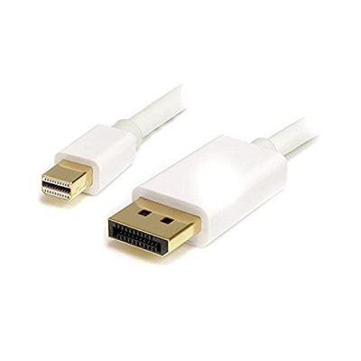 image StarTech.com Câble Mini DisplayPort vers DisplayPort 1.2 de 1m - Câble Adaptateur Mini DP vers DP 4K x 2K UHD - Câble Mini DP vers DP pour Moniteur - Cordon de Conversion mDP vers DP (MDP2DPMM1MW)