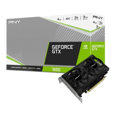 image PNY Carte Graphique GeForce GTX 1650 4GB Dual Fan