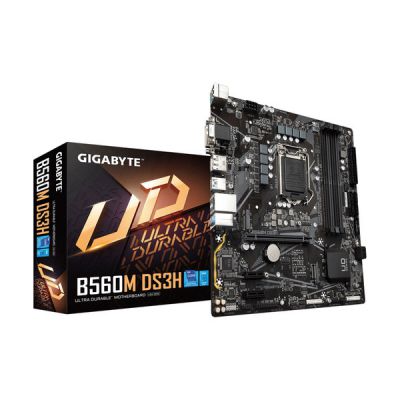 image Gigabyte B560M DS3H Micro ATX Motherboard for Intel LGA 1200 CPUs