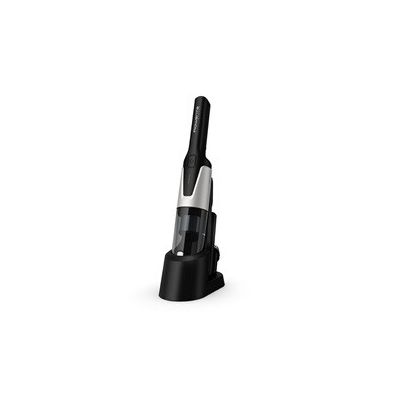 image Rowenta X-Touch Aspirateur à main compact sans fil, Léger, Design moderne, Base de chargement avec support de rangement des accessoires AC9736WO Noir/Blanc
