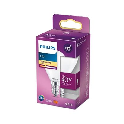 image Philips Lampe LED E14 470 lm (4,5 x 8,2 cm) (2700 K)