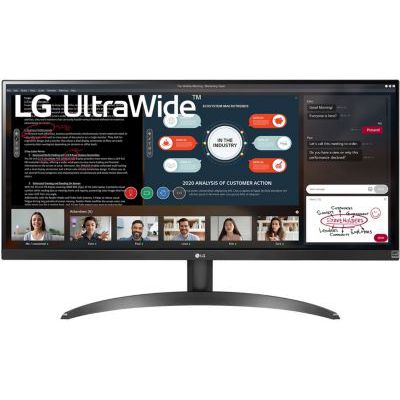 image LG UltraWide 29WP500-B Moniteur 29", format 21:9 ultra-large, dalle IPS résolution UWFHD (2560x1080), 5ms GtG 75Hz, HDR 10, sRGB 99%, AMD FreeSync, inclinable
