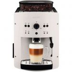 image produit Krups Machine à café broyeur grain, 2 expresso simultanés, Nettoyage automatique, Buse vapeur Cappuccino, Essential blanche EA810570