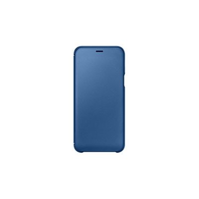 Samsung EF-WA600 Etui à Rabat Flip Wallet pour Galaxy A6 2018 - Bleu
