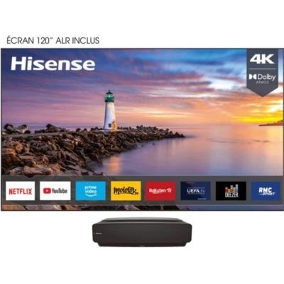 image Vidéoprojecteur home cinéma Hisense 120L5F-A12 Laser TV + écran