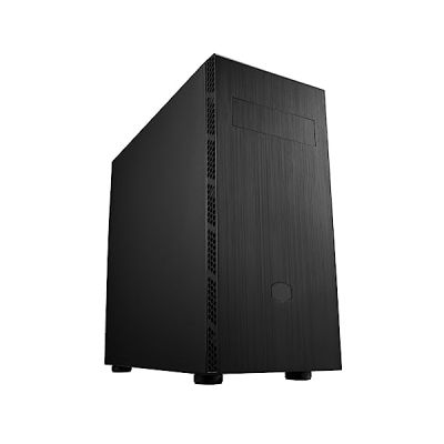 image Cooler Master MasterBox MB600L V2 avec ODD, Boîtier PC en Acier Brossé avec Ventilation Latérales, Configurations de Refroidissement Améliorées, Intérieur Spacieux, Cage PSU Ventilée, Panneau en Acier