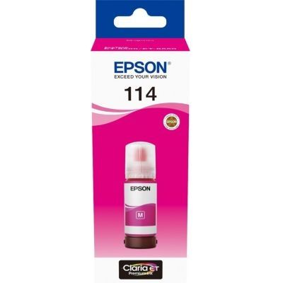 image Epson Encre Magenta C13T07B340 - Flacon de 70 ML - EcoTank 114