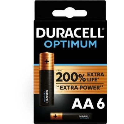 image Pile Duracell AA x6 Optimum