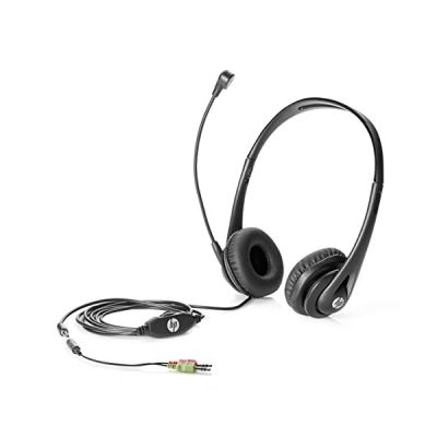 image HP Business V2 Casque PC avec Jack 3,5 mm, Filaire, Noir