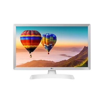 image LG - 28TN515S- WZ - Téléviseur-Moniteur Intelligent, 28", écran LED HD (1366 x 768, 16:9, DVB-T2/C/S2, WiFi, Miracast, 10 W, 2 x HDMI 1.4, 1 USB 2.0, Optique, LAN RJ45, VESA 75 x 75), Blanc