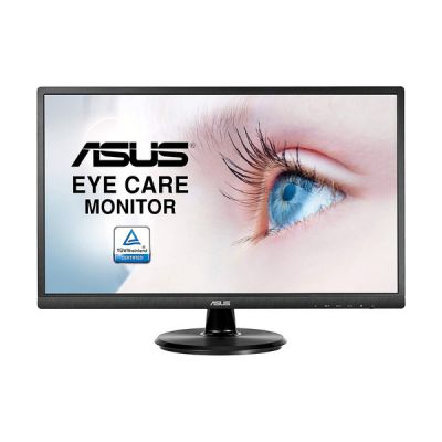 image ASUS VA27DQ - Ecran PC 27" FHD - Dalle IPS - 16:9 - 75Hz - 1920x1080 - 250cd/m² - Display Port, HDMI, VGA - Technologie ASUS Eye Care - Haut-parleurs, Noir