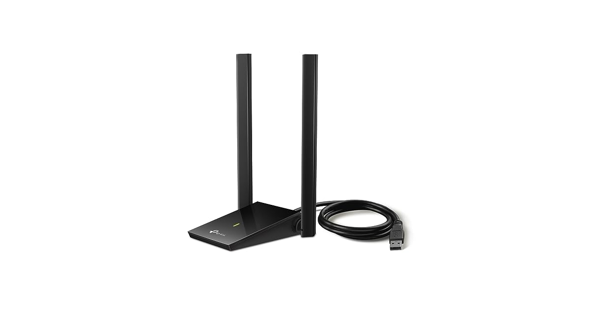 TP-Link Archer T4U Plus Clé WiFi AC1300 Mbps - Dongle USB WiFi Puissant Antenne 5dBi, Compatible Windows & MacOS
