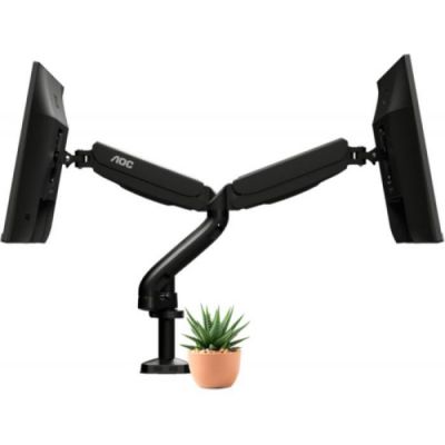 image AOC AS110D0 Monitor Arm Dual up to Max. 27inch 520mm 100mm Double