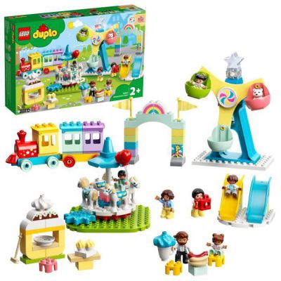 Comparer Les Prix Lego Duplo Town Le Parc D Attractions Jouet Enfant 2 Ans Avec Train Carrousel Et Grande Roue Comparateur Kulturegeek