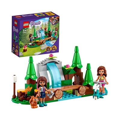 image LEGO 41677 Friends La Cascade dans la forêt – Jeu de Construction avec Mini Poupées Andréa et Olivia + Écureuil Jouet Enfant 5 Ans